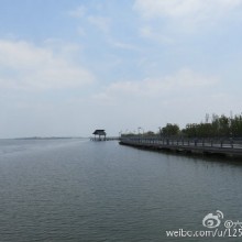 阳澄湖半岛旅游度假区又可以成为一个旅游胜地，这个半岛风光族旎，草木茂盛，环境优美。岛上有一个新村阳澄人家，还有若干生态园，我先去了云杉湖公园，那儿花木兴旺，色彩丰富，围绕着阳澄湖有一个自行车赛道，使自