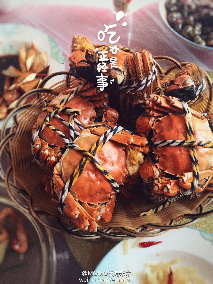 阳澄湖大闸蟹，吃的手疼嘴疼[doge]