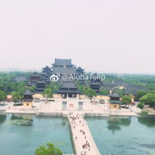 重元寺 阳澄湖中 三面环水 风景特别好 素面也挺好吃